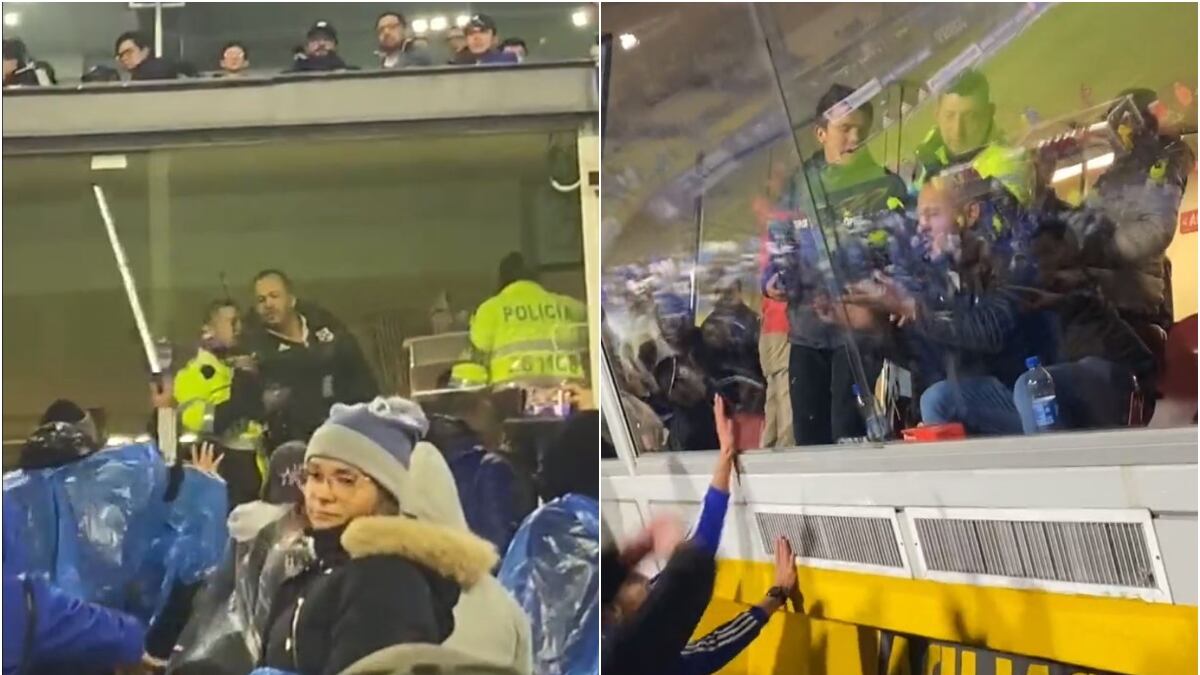 Hinchas de Millonarios ahogaron su frustración contra el presidente de Medellín