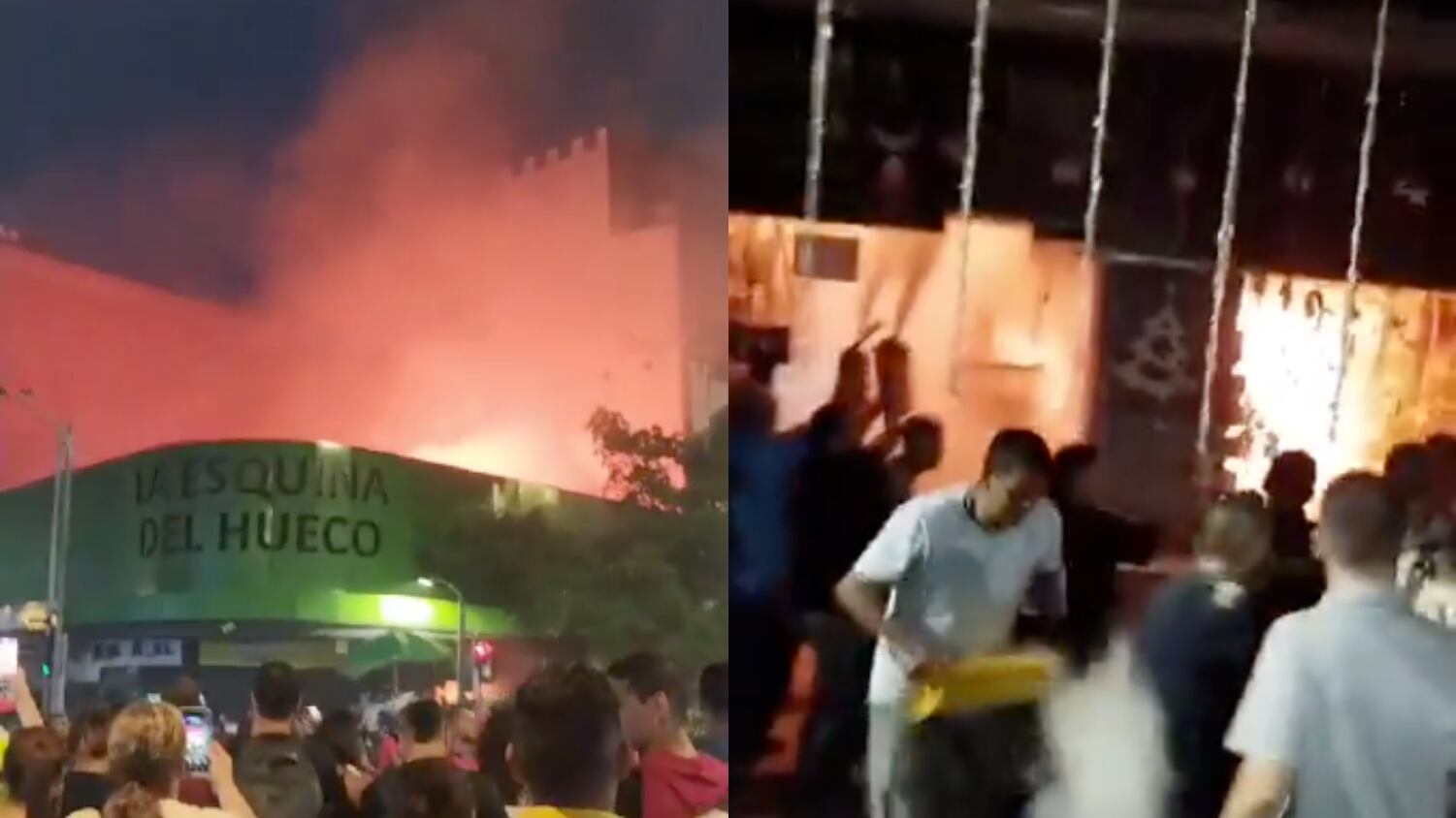 Incendio en El Hueco en Medellín