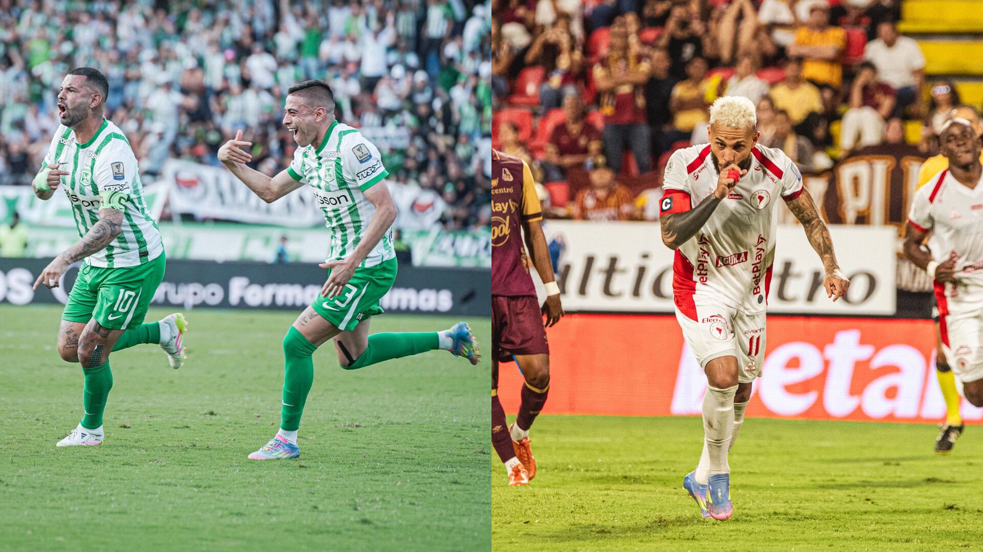 Nacional y América - Fotos: Redes sociales de los equipos