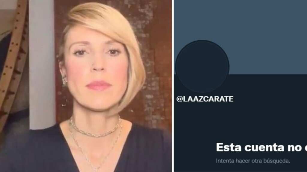 Alejandra Azcárate cerró su cuenta de Twitter