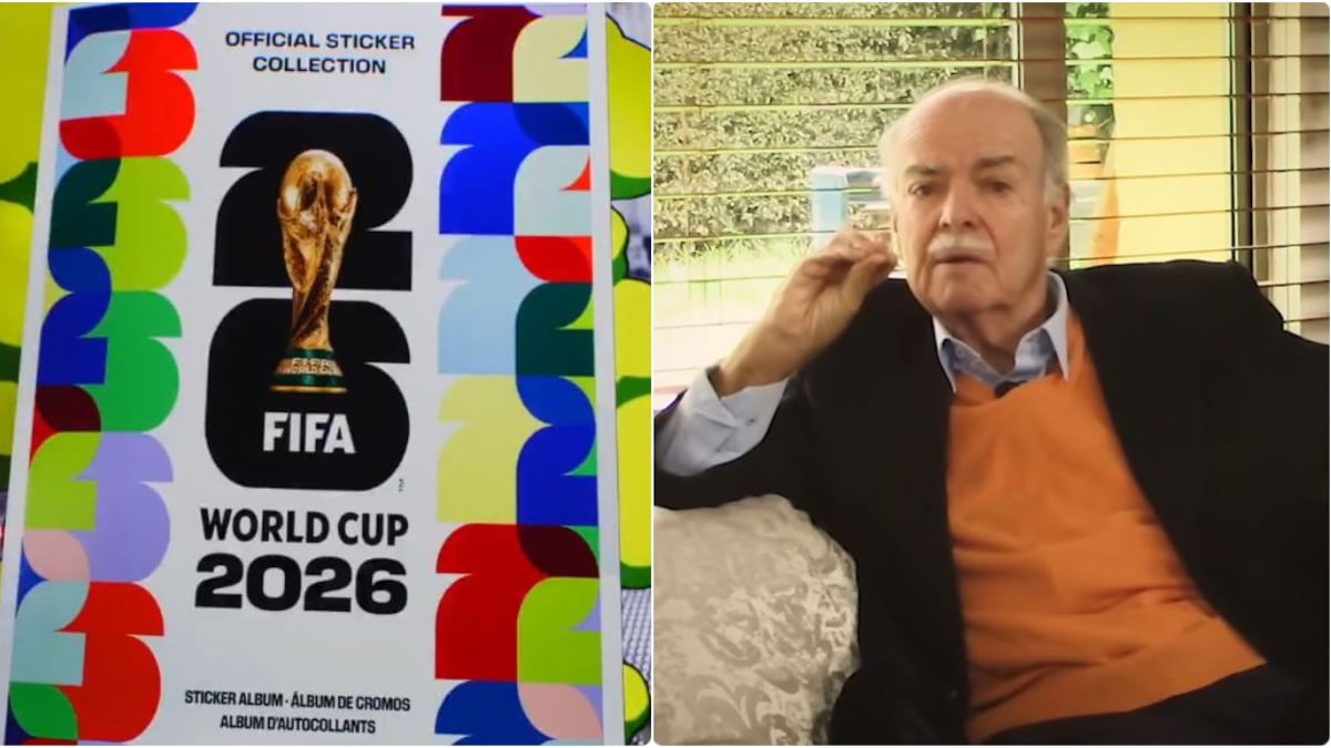 Iván Mejía la agarró con el ‘libro gordo’ que será el álbum Panini del Mundial 2026