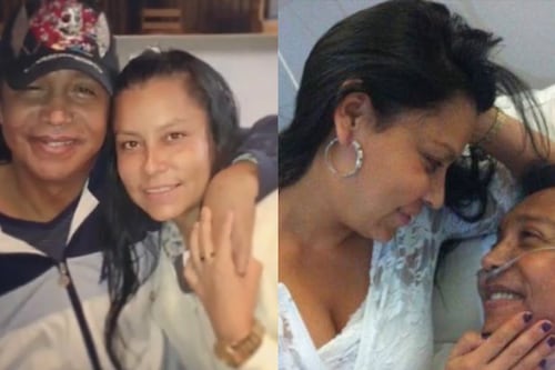 Ella es Carmen, una de las hijas menores de Diomedes Díaz junto a su última esposa, Consuelo Martínez