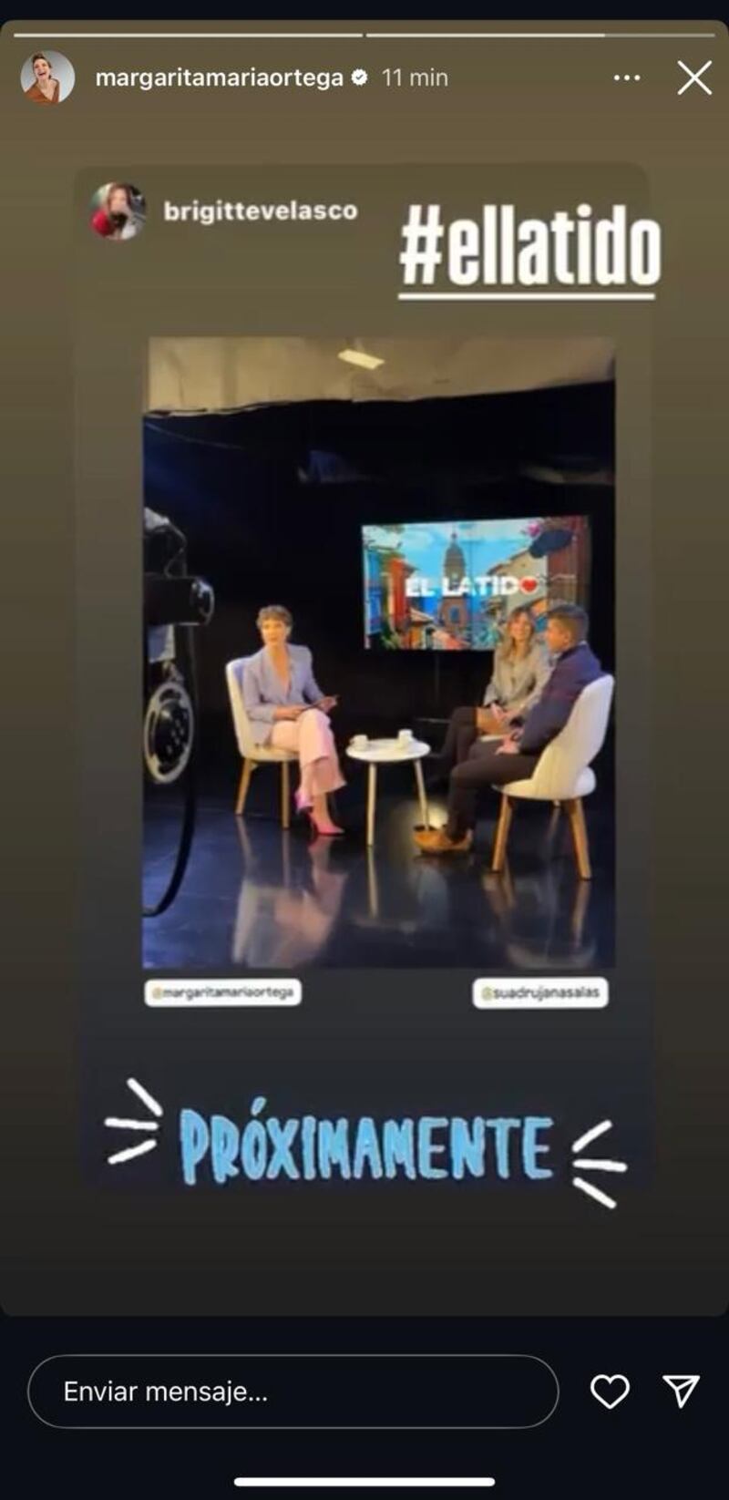 Margarita Ortega tendría nuevo proyecto en televisión