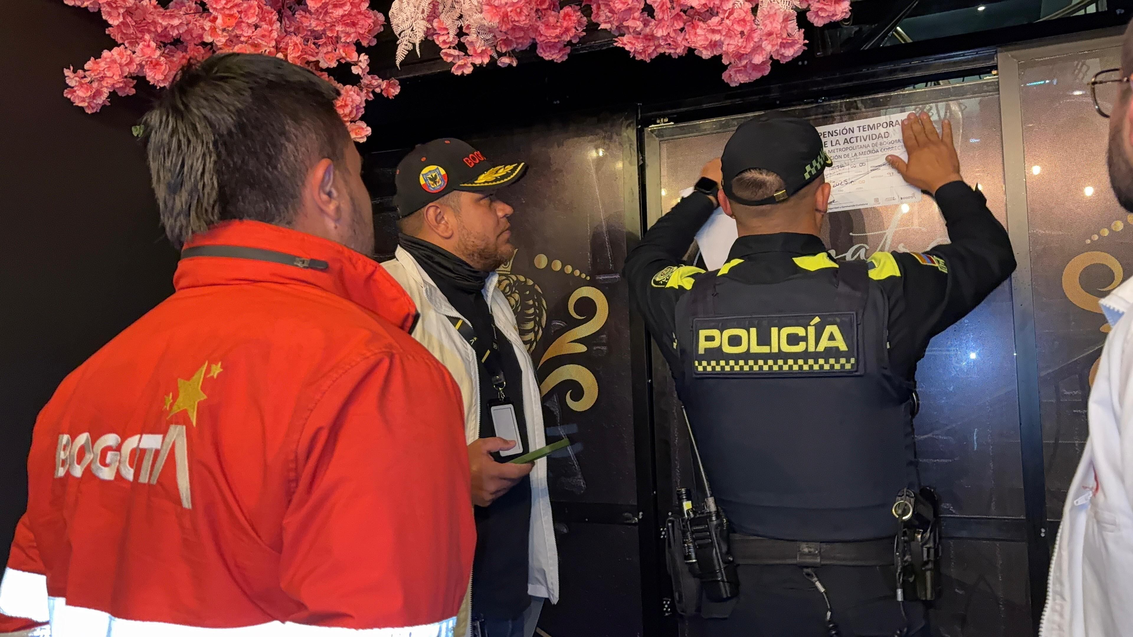 Suspensión de un bar que operaba como fachada de sindicato.