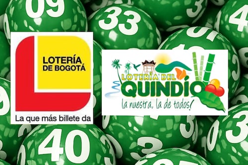 Loterías de Bogotá y Quindío: Números ganadores de hoy jueves 14 de mayo del 2026