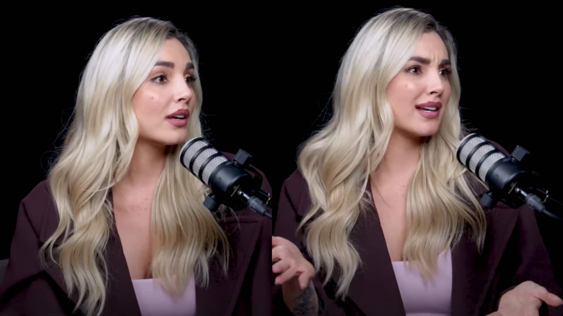 Melina Ramírez en el pódcast 'Vos Podés'