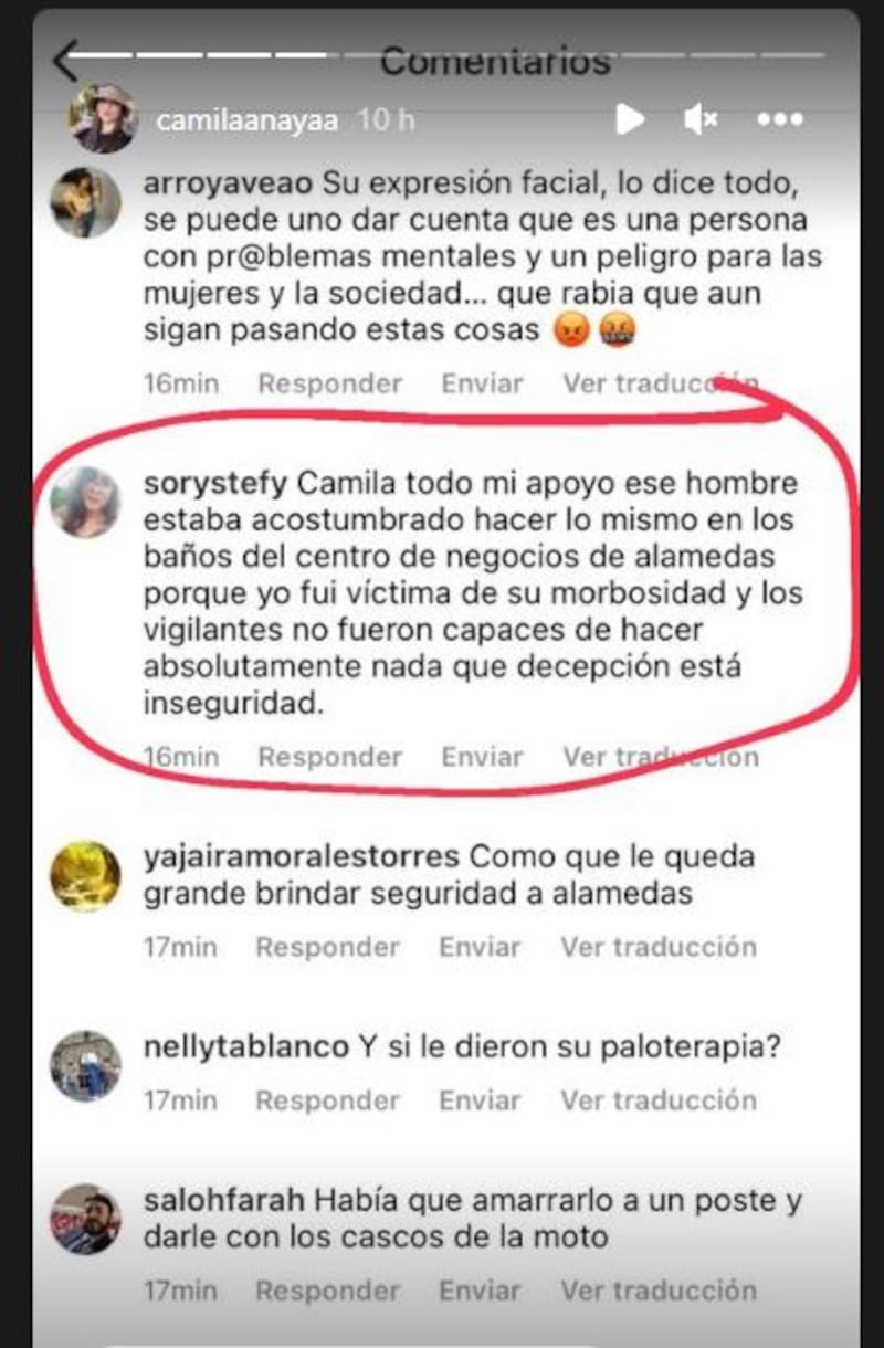 Denuncias sobre acosador en Montería