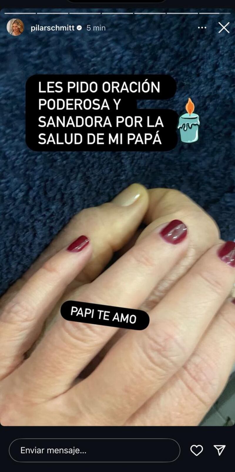 Pilar Schmitt.- salud padre