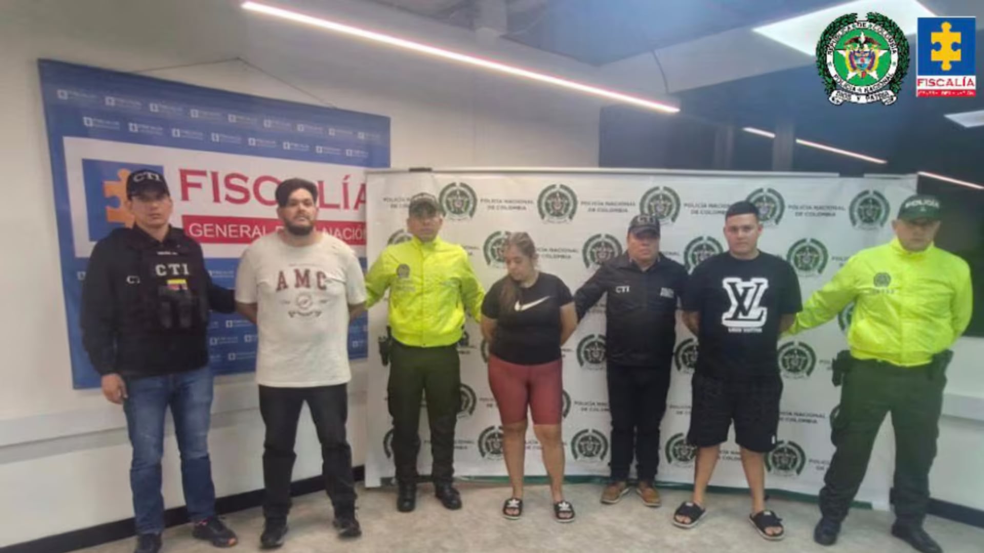 Presuntos responsables de asesinato de Cristian Herrera.