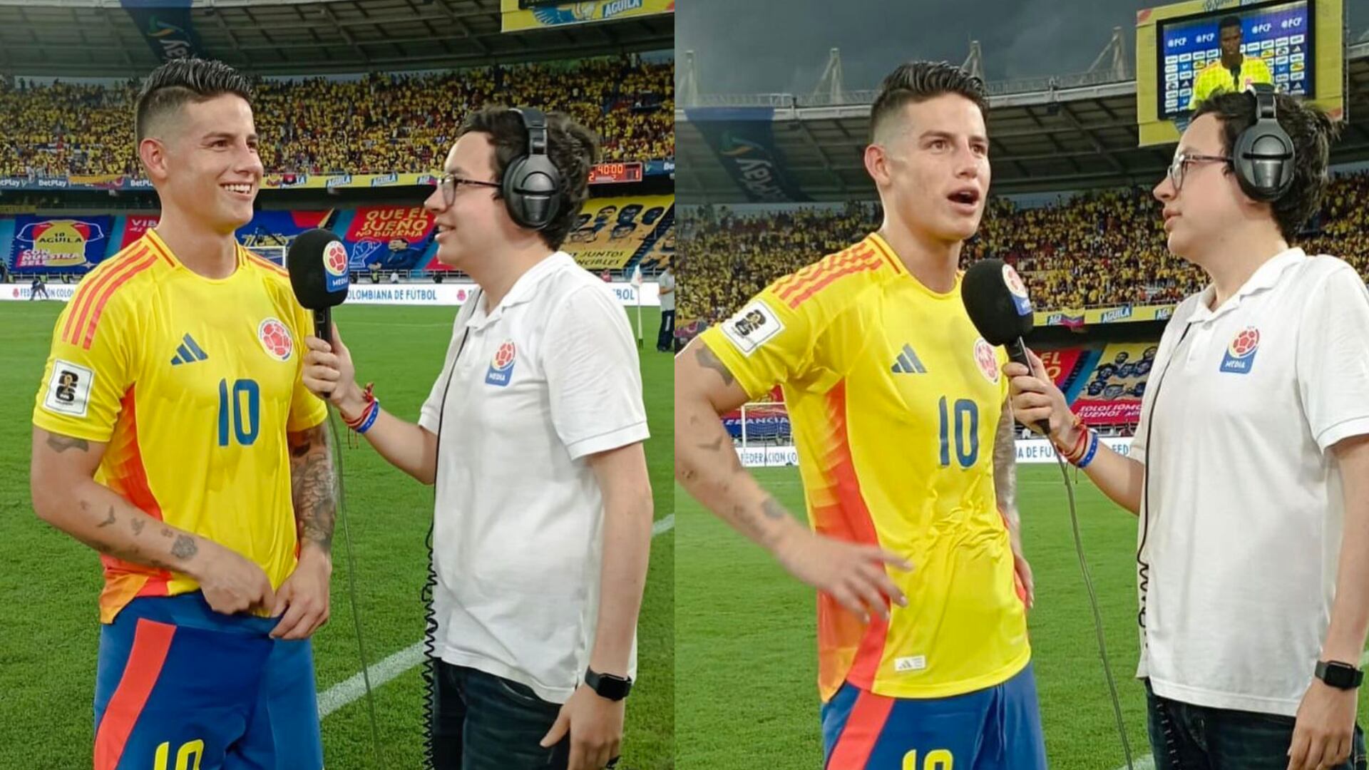 Periodista declara su amor a James