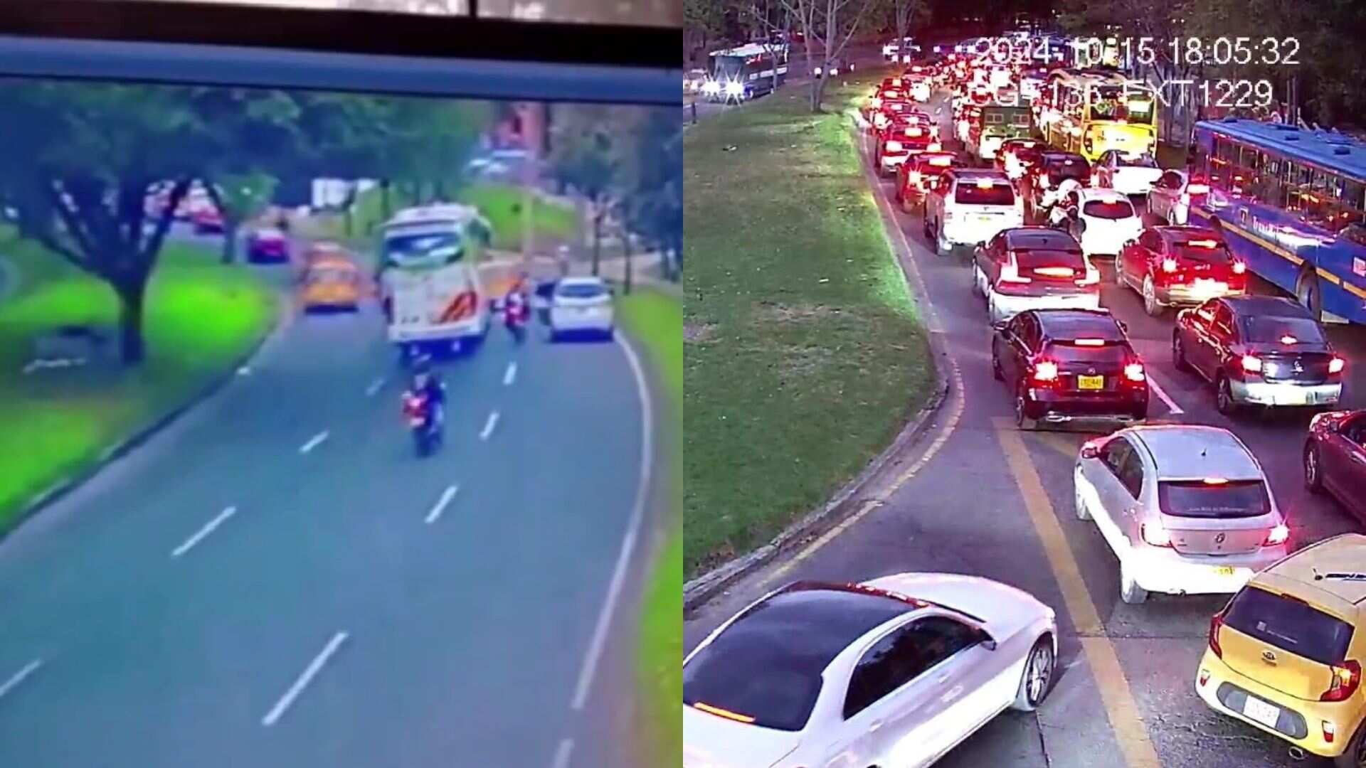 Muerte de motociclista en carrera séptima de Bogotá