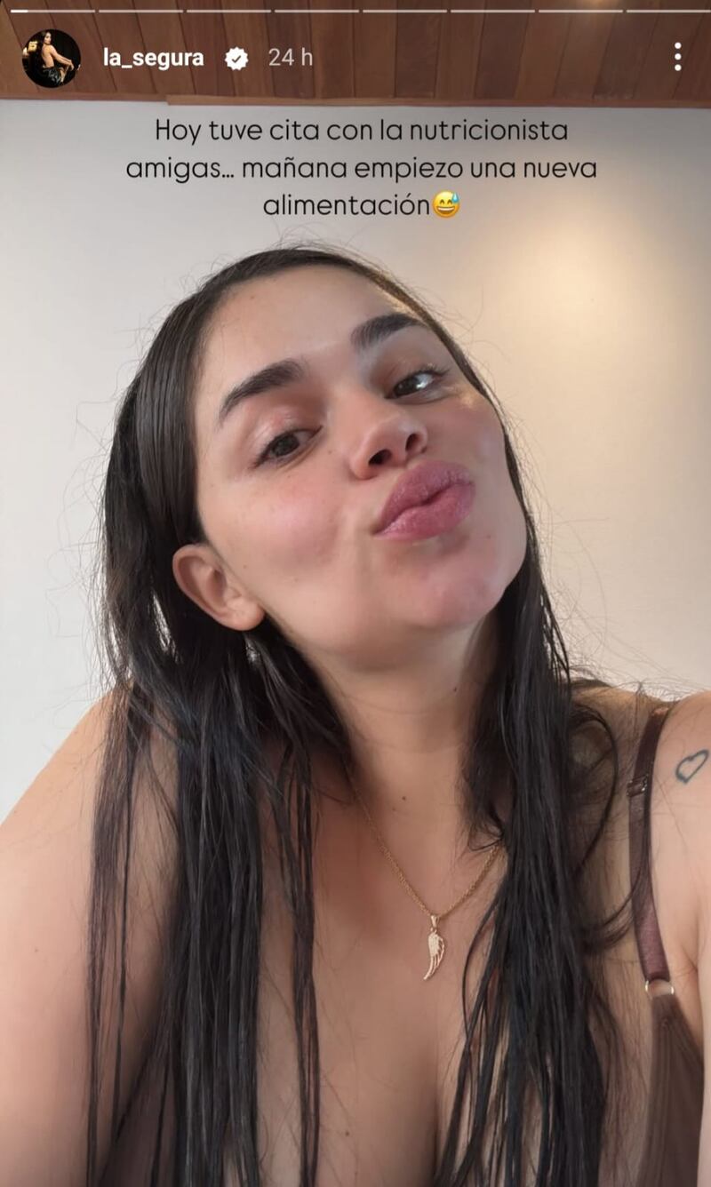 La Segura tomó decisión con su salud tras el nacimiento de su hijo Lucca