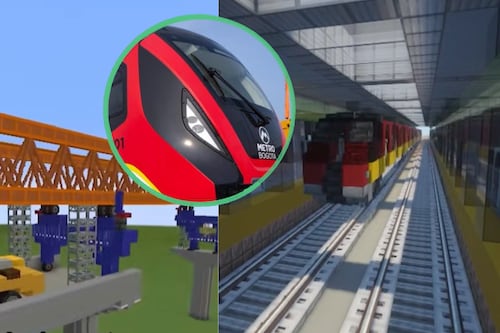 Jugador le ganó al consorcio chino y ya puso a andar el Metro de Bogotá, pero en Minecraft