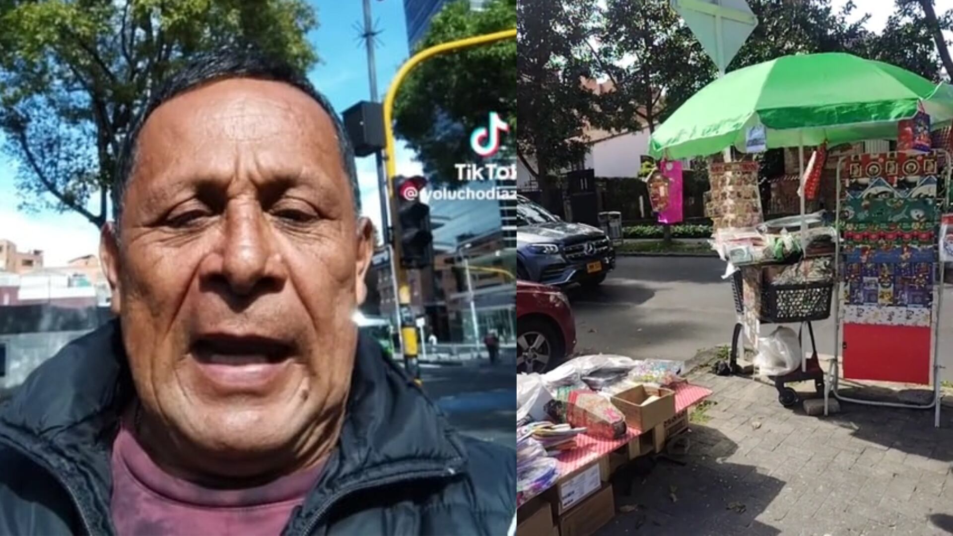 Lucho Díaz, exconcejal de Bogotá, pide ayuda para que le compren en su 'chucito' navideño