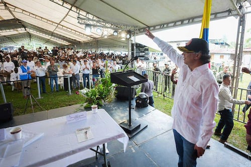 Petro plantea aprovechar el mar en Nariño para exportar agrícolas y erradicar cultivos ilícitos