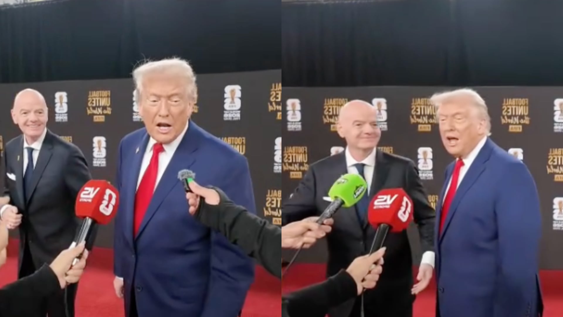 Donald Trump calificó el outfit de Alvaro Cordoba de RCN