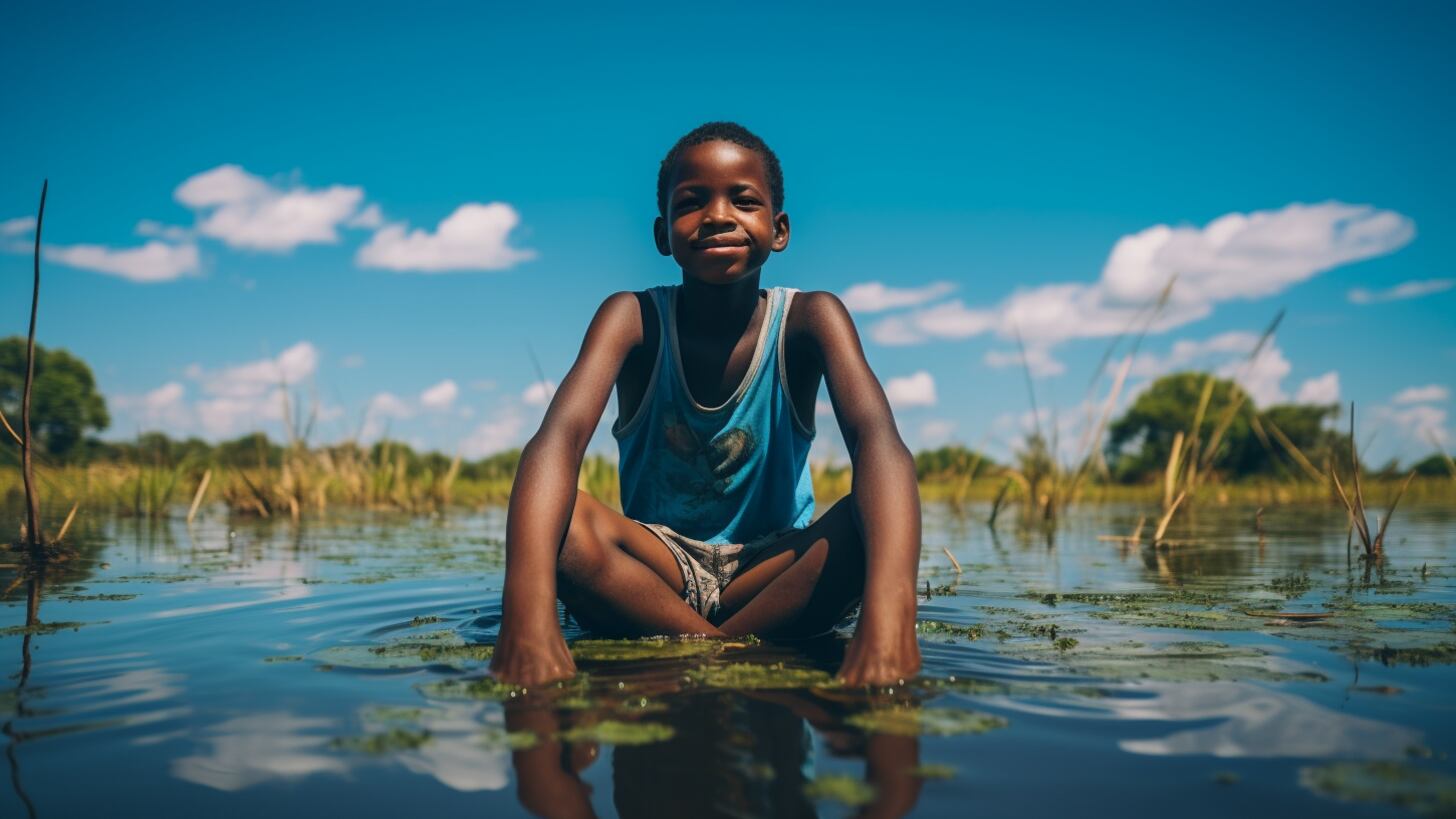 Niños carecen de acceso a saneamiento y agua potable