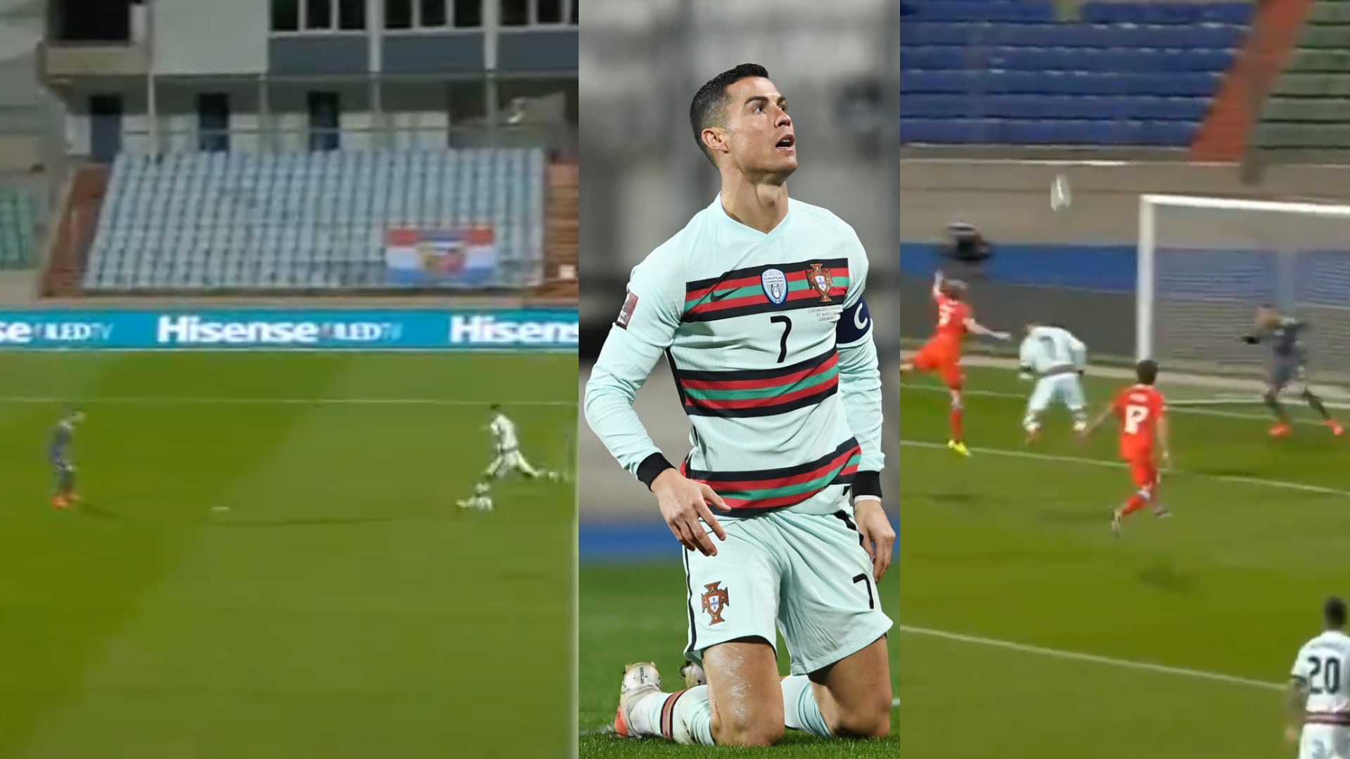 Cristiano Ronaldo en Luxemburgo VS Portugal