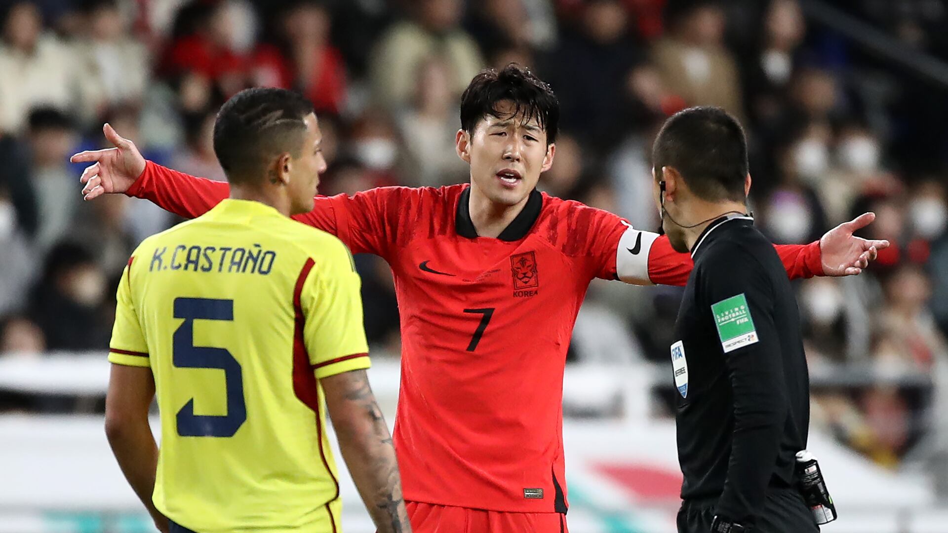 Heung-min Son es el jugador que más goles le ha metido a la selección Colombia