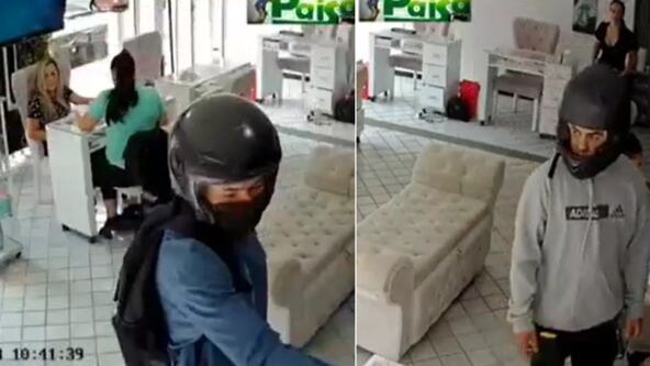 Dos delincuentes robaron a siete mujeres en Medellín