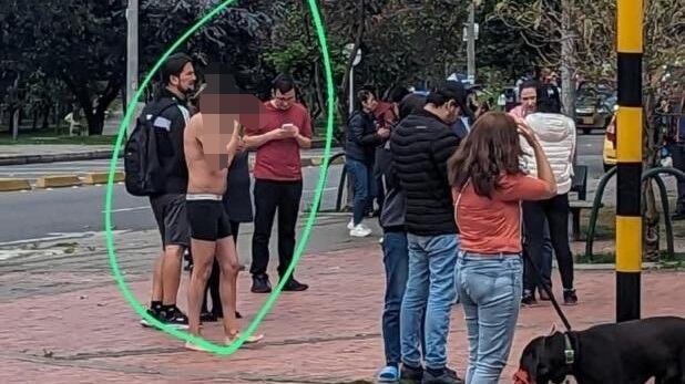 En Bogota el temblor agarro a mas de uno con los calzones abajo