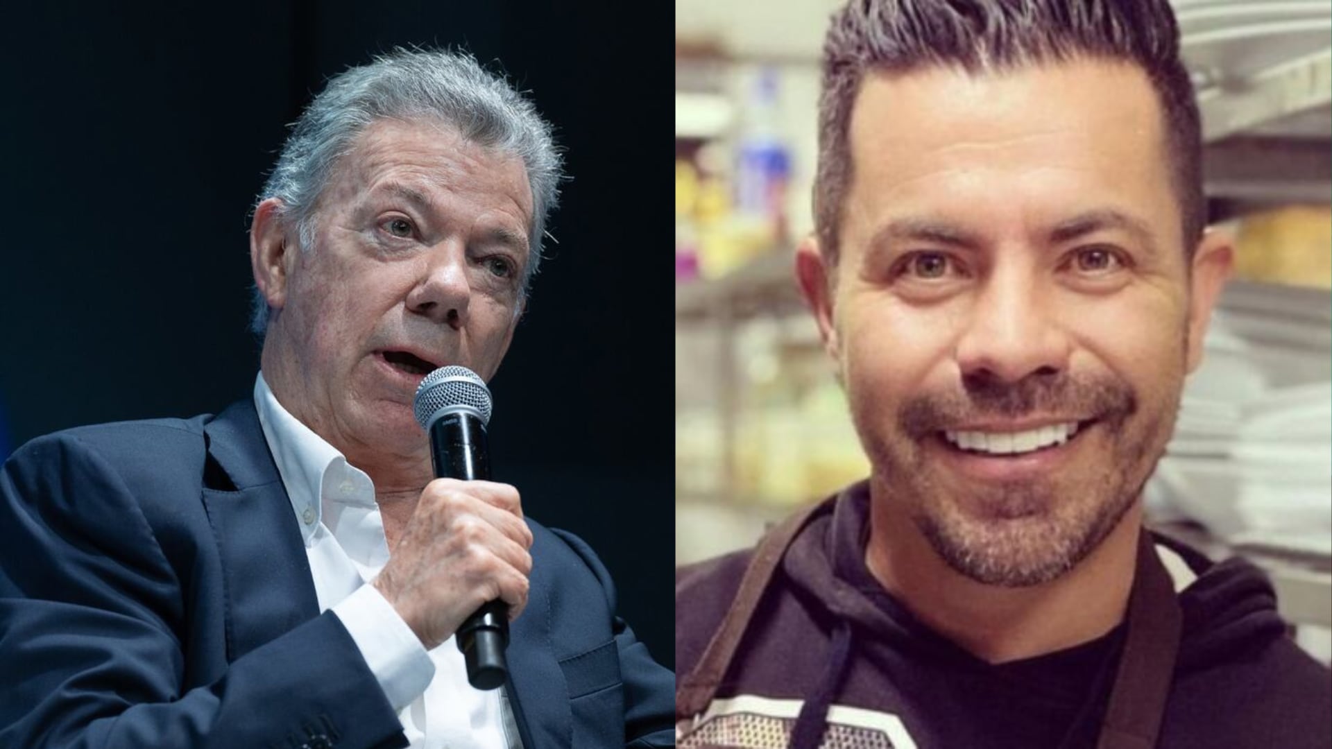 Juan Manuel Santos y Piter Albeiro