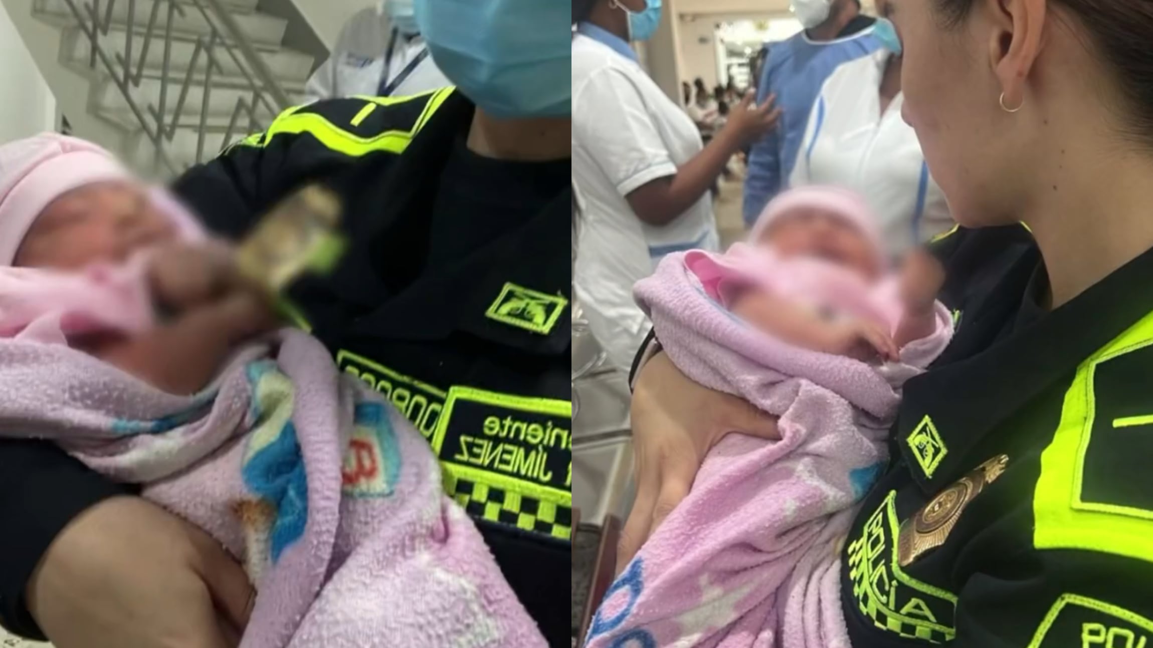 Bebé recién nacida fue abandonada en un andén