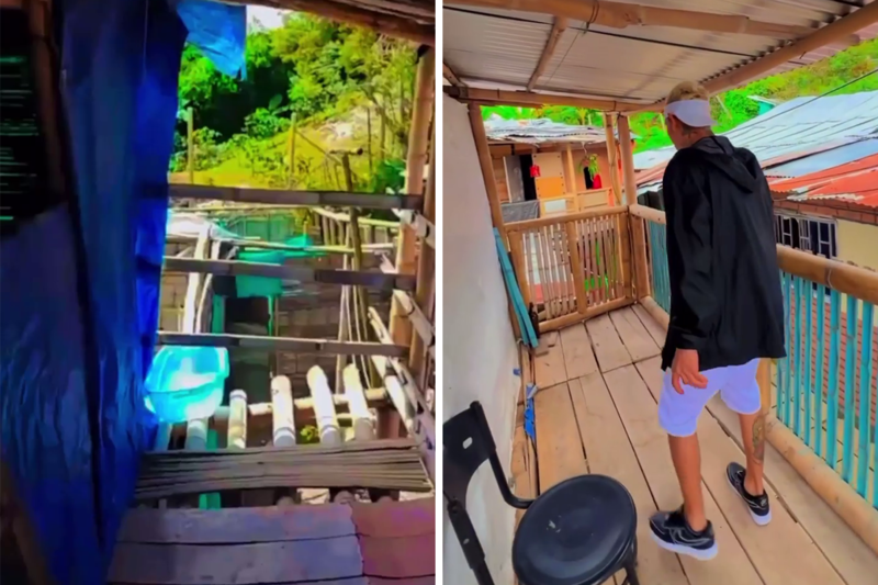 Antes y después de la terraza de su antigua casa