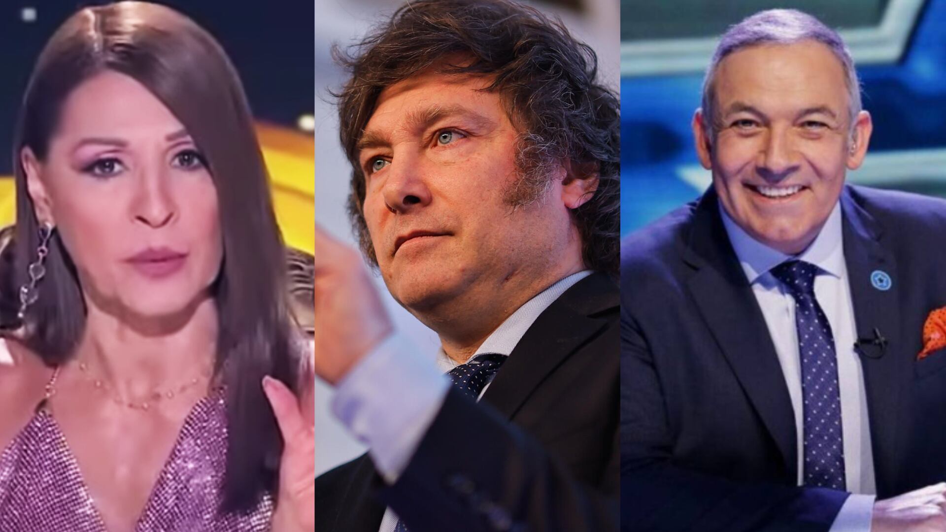César Escola, Yo me llamo, Javier Milei y Amparo Grisales