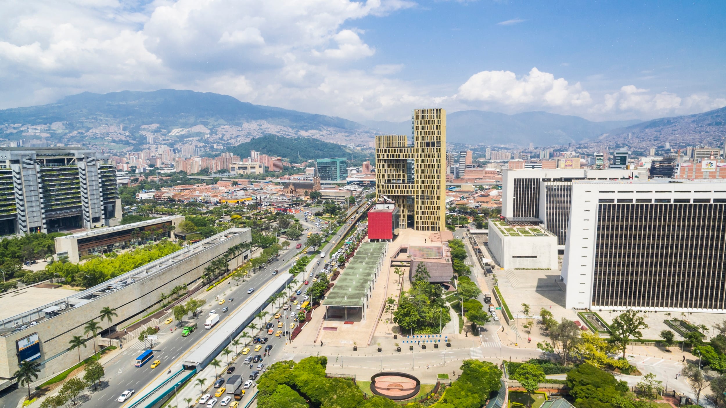 Panorámica de Medellín.