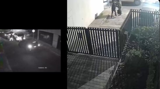 Foto intento robo al magistrado Álvaro Prada en Bogotá.