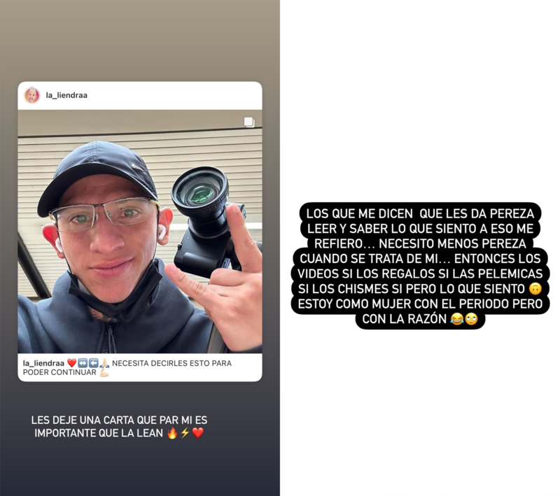 'La Liendra' tildó de interesados a algunos de sus seguidores después de que criticaron una de sus publicaciones