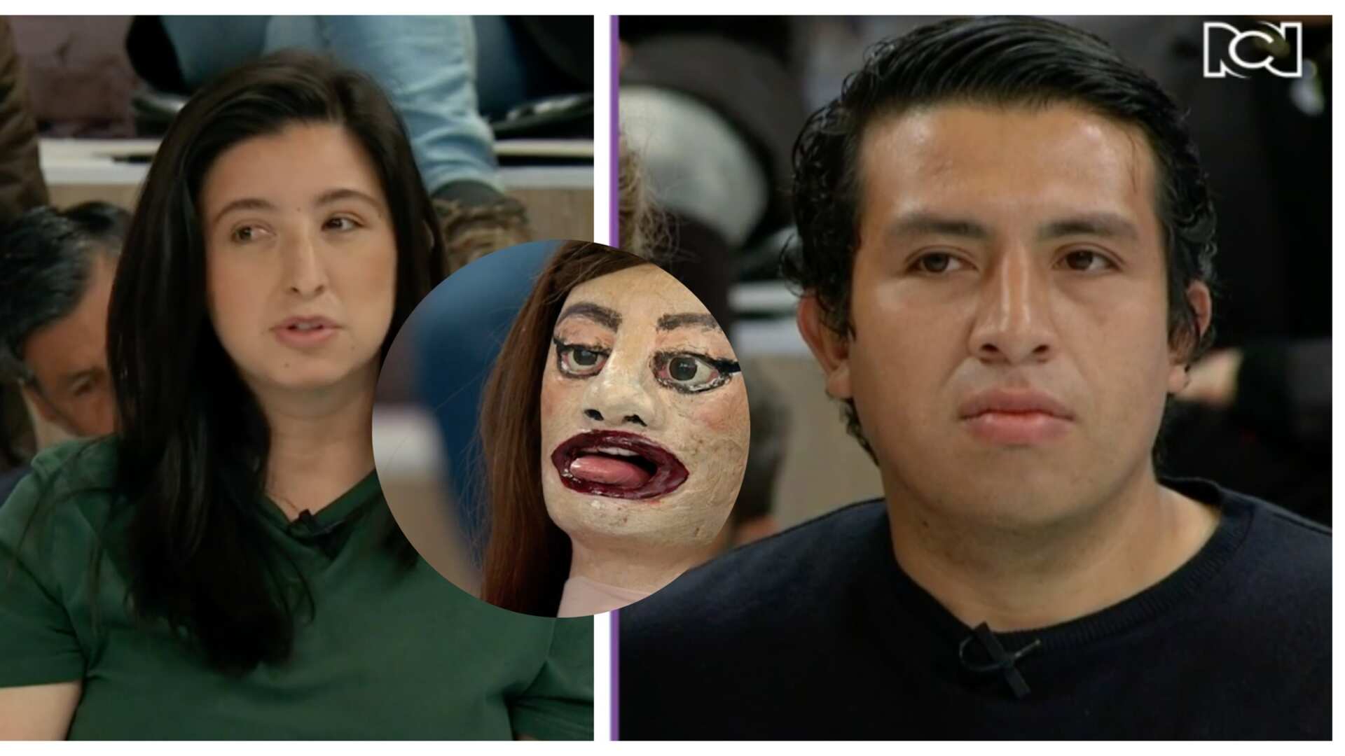 Reaparece la exnovia de Cristian Montenegro, quien está ‘casado’ con muñeca de trapo, ¿se reconciliaron? (Captura de pantalla de RCN - Hablando Claro)