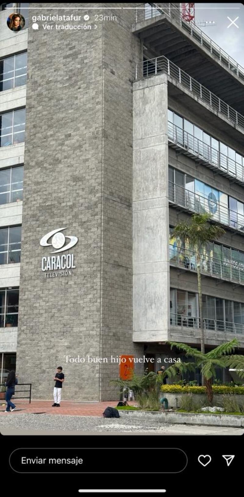 Gabriela Tafur regresó a Caracol televisión