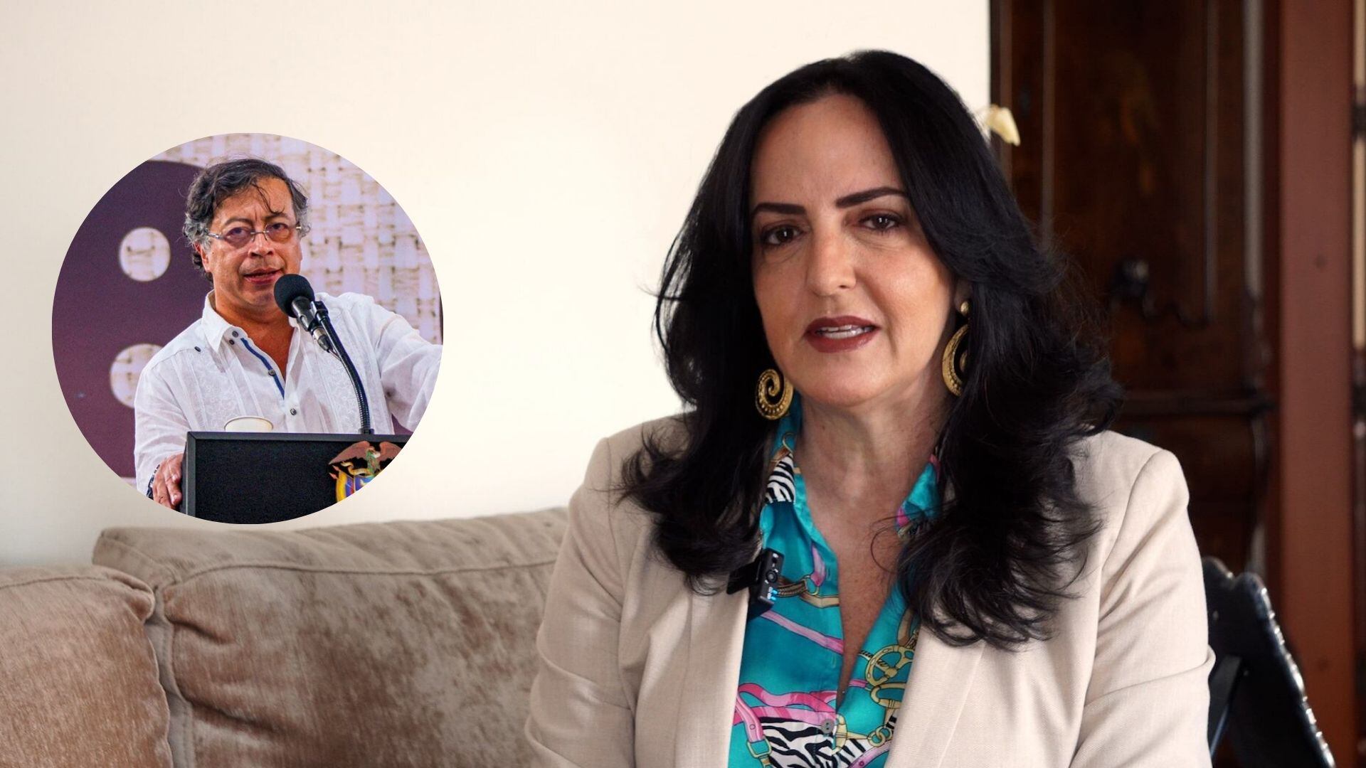 María Fernanda Cabal se refirió a los precandidatos presidenciales que enarbolan las precandidaturas del presidente Petro