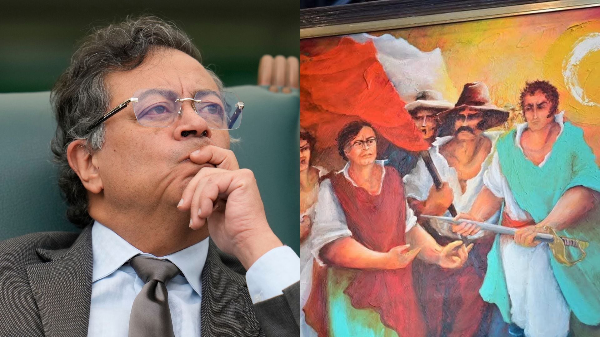 Petro y Simón Bolívar