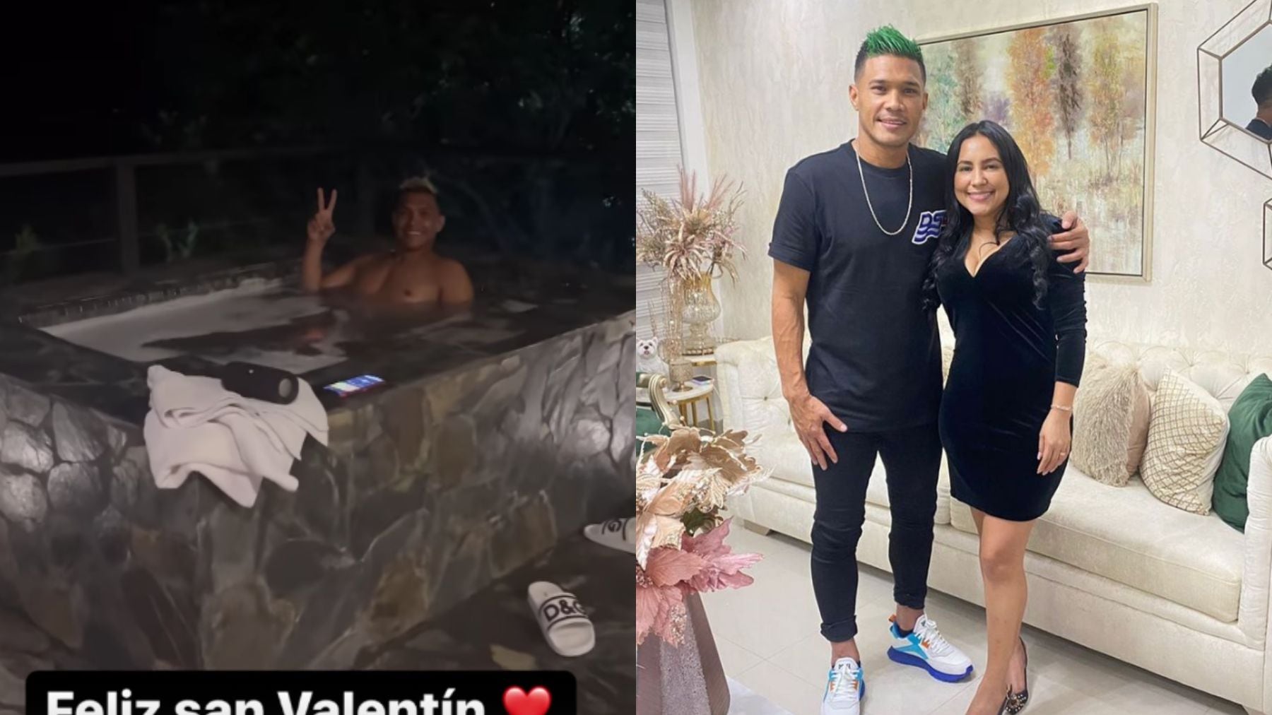 'Teo' sorprendió a su pareja por San Valentín.