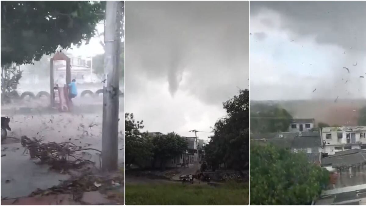 Intenso vendaval en la Costa generó pánico y afecto varias viviendas