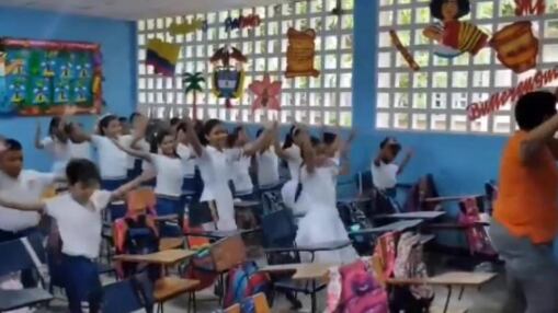 Las pausas activas de una profesora en Malambo: a ritmo del “Vení vení”.