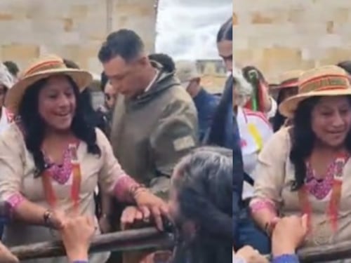 Aida Quilcué ejerció su derecho al voto e hizo un contundente llamado a sus electores