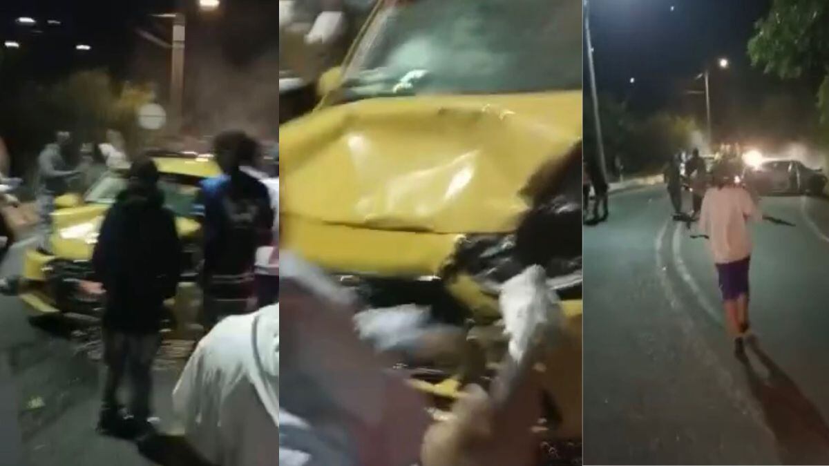 Aparatoso accidente de tránsito en la vía al mar.