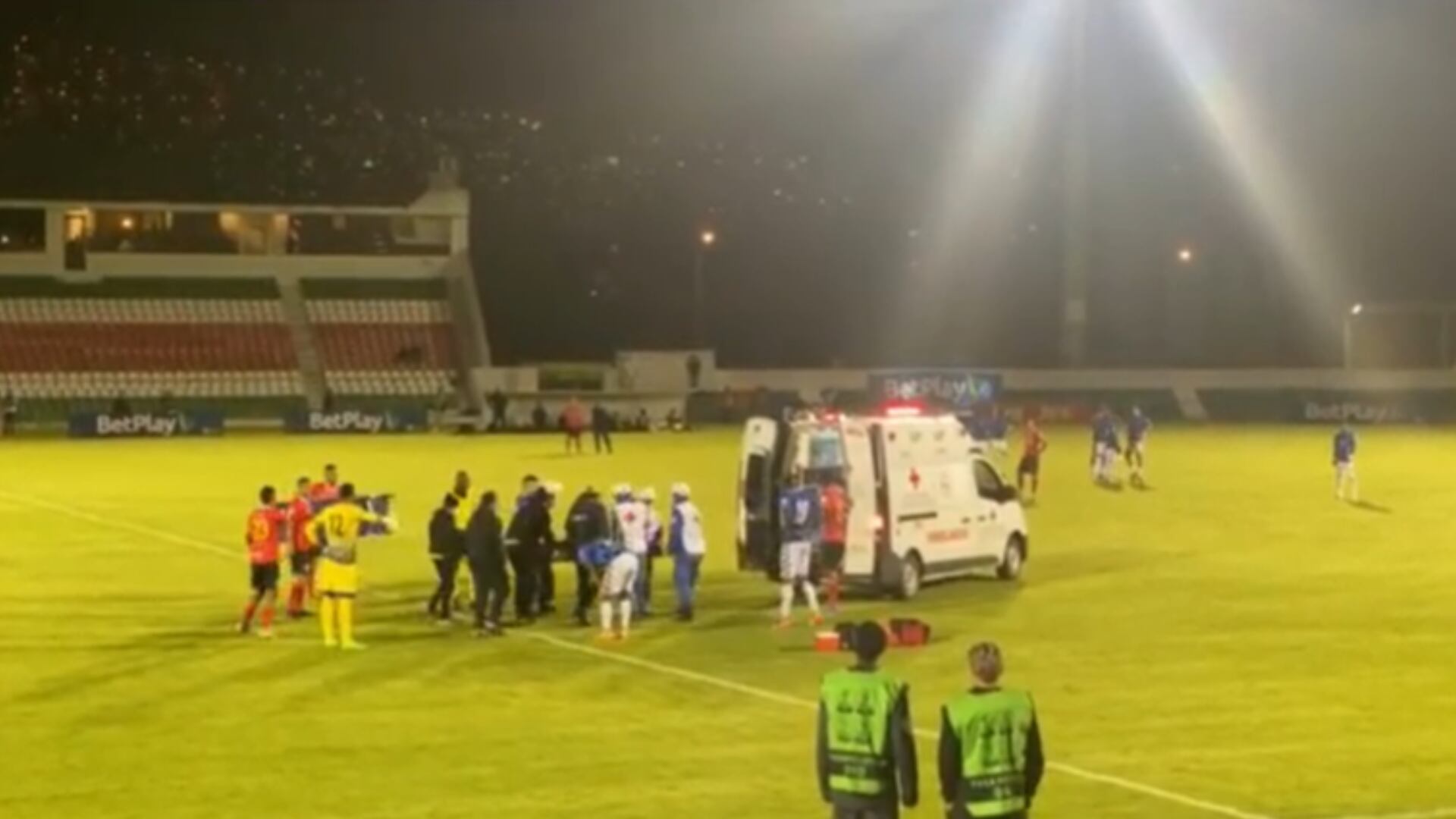 Jugador se desmayó en el FPC