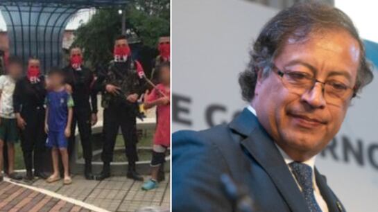 Rechazo a fotos de niños con el ELN