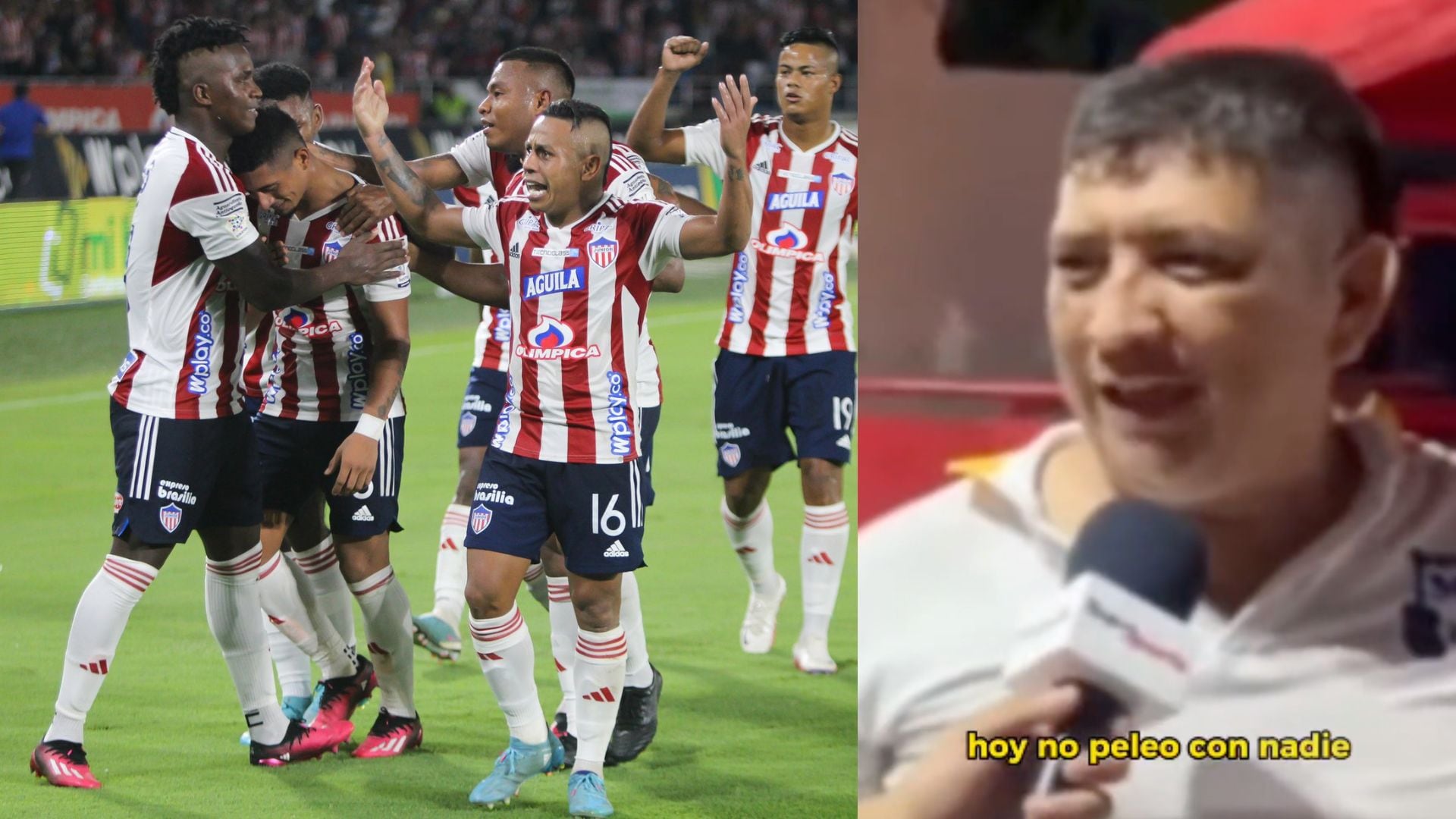 Hincha de Junior sorprendió con divertida frase tras la victoria ante Jaguares.