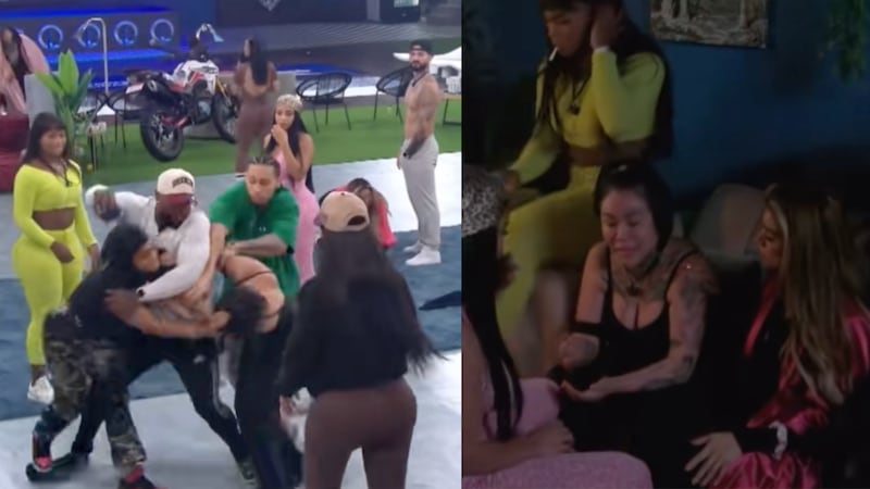 Chanel golpeó a Yina Calderón en La Mansión de Luinny