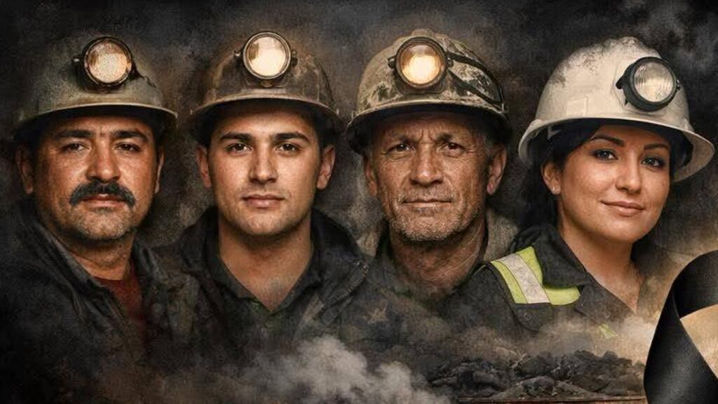 Foto de empleados de una mina que fallecieron por gases tóxicos en Boyacá.