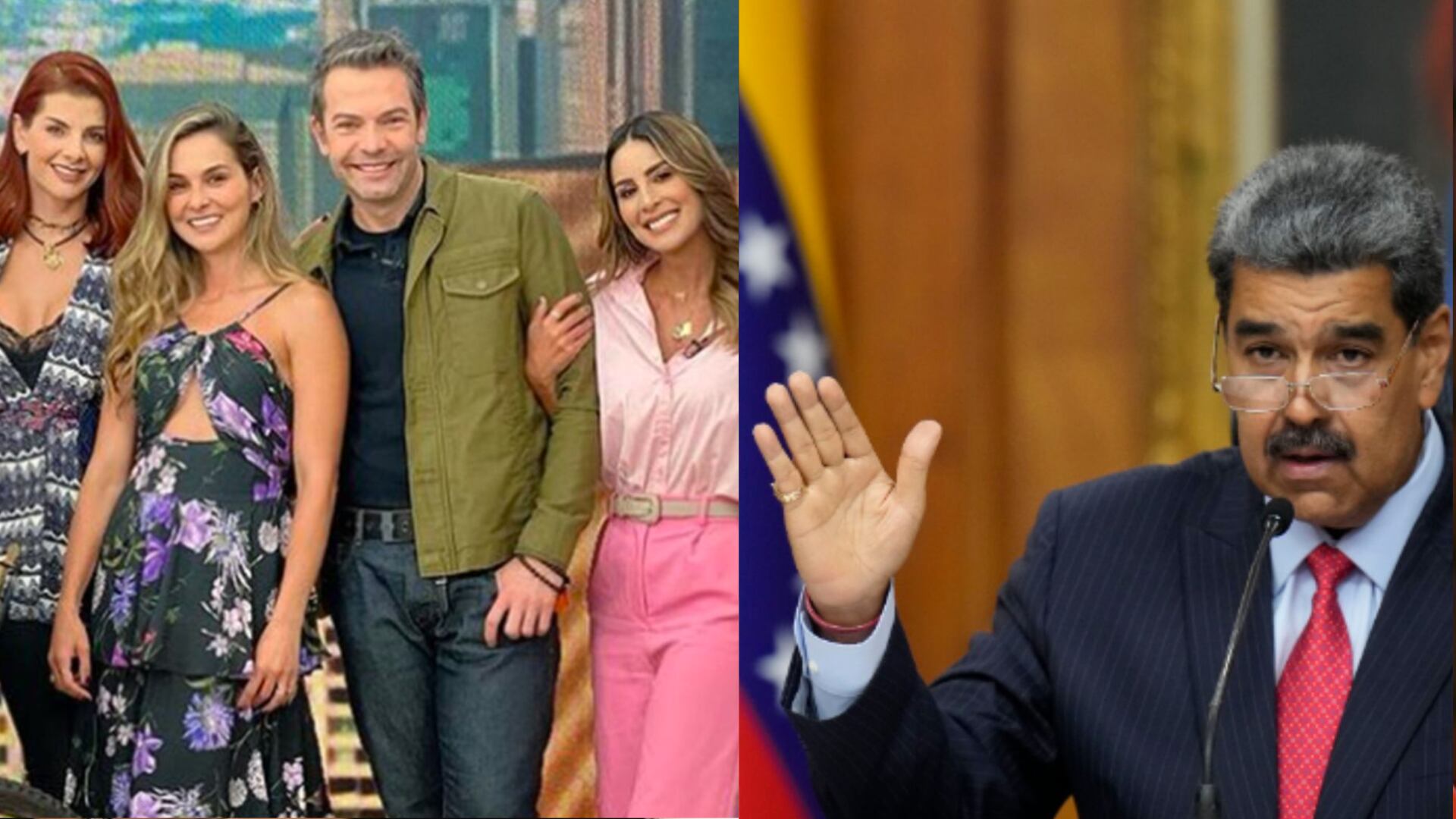 Presentadores de Día a día y Venezuela