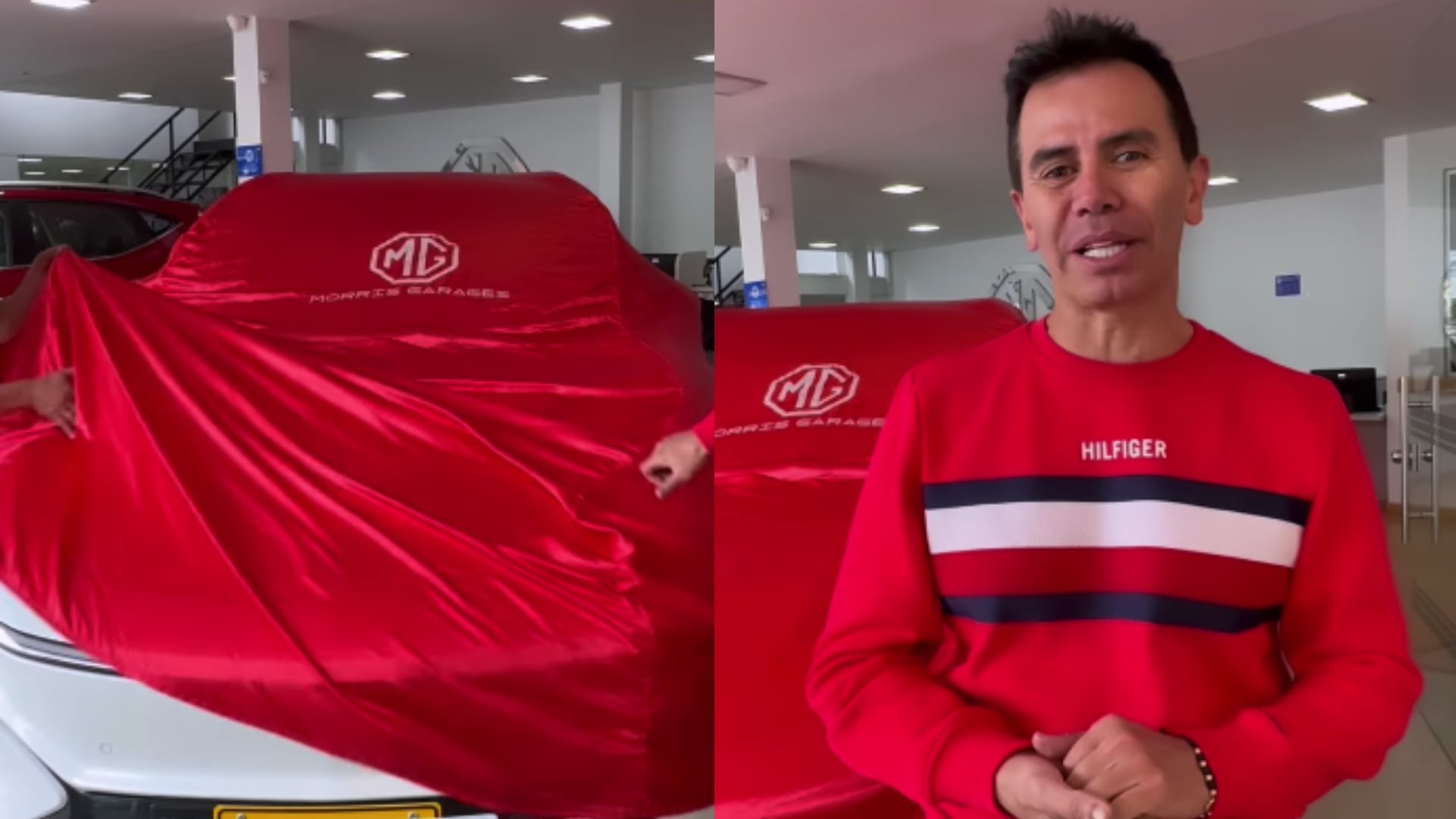 Jhonny Rivera compra lujoso carro eléctrico
