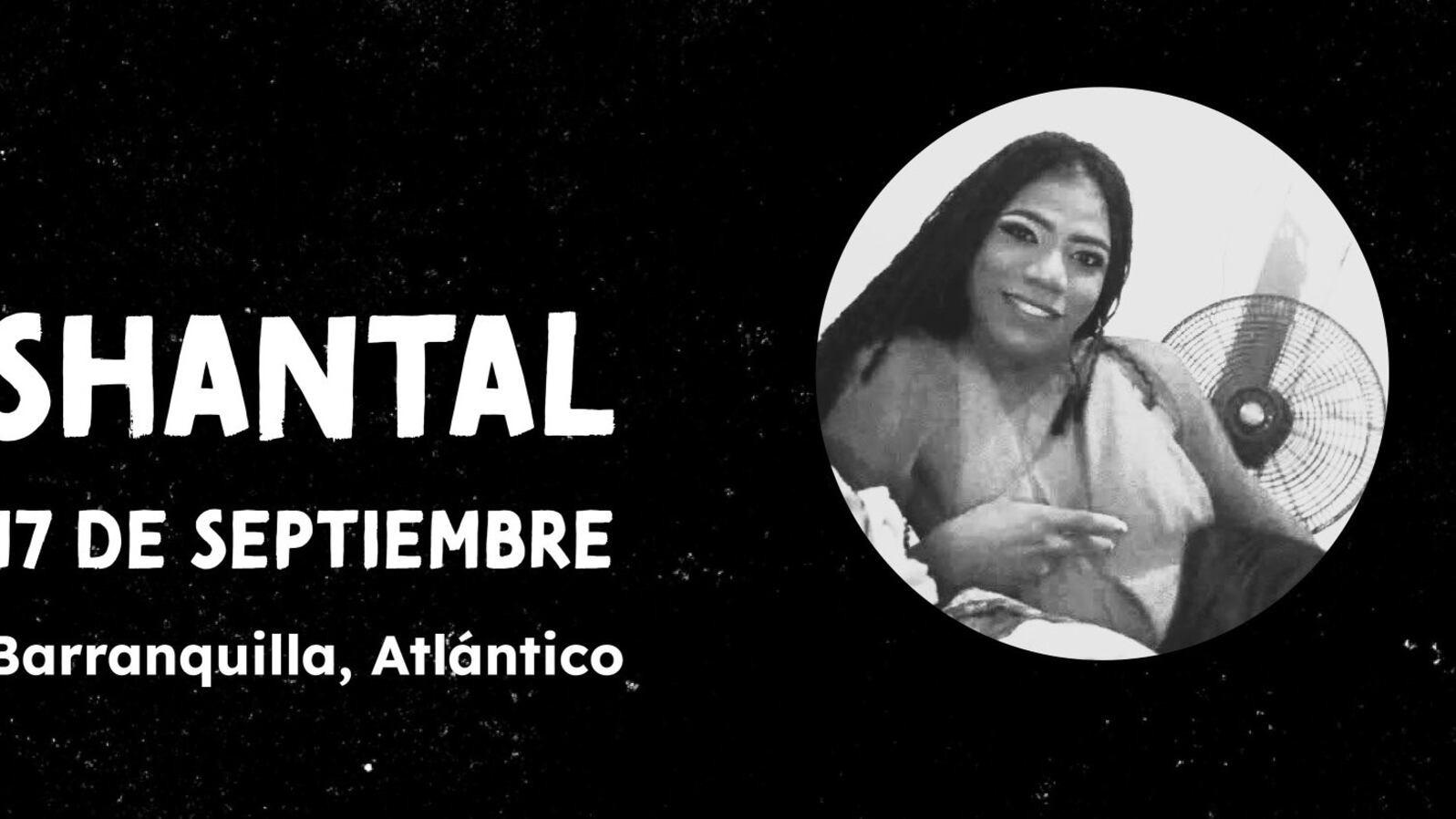 Foto conmoción por la muerte violenta de Shantal, reina popular trans, en vía pública.