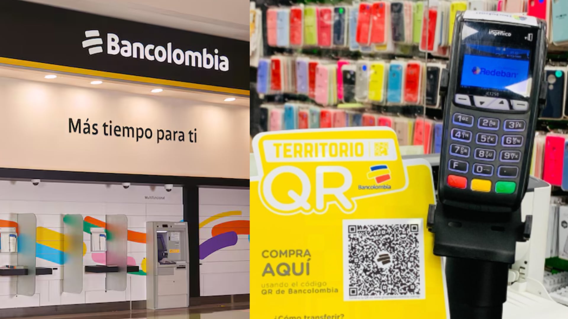 Bancolombia dio a conocer los datáfonos que sí están recibiendo sus tarjetas